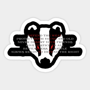 Law of the Badger Lords - Redwall Sticker